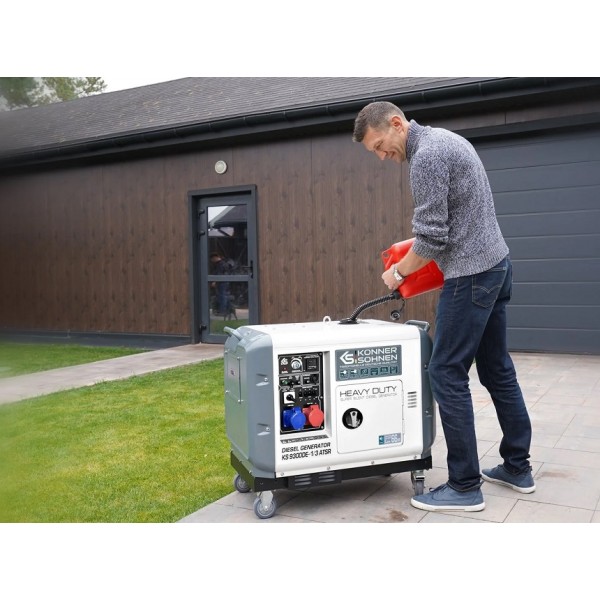 Dyzelinis generatorius KONNER & SOHNEN KS 9300 DE 1/3 ATSR Super S 230V / 400V 6500W